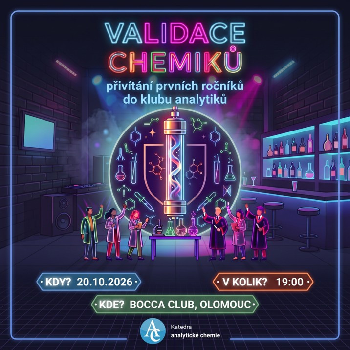 Validace chemiků - pasování prvních ročníků